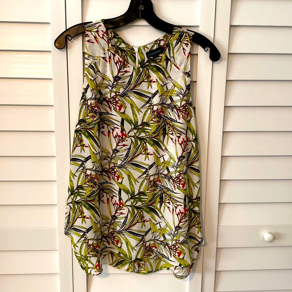 Floral Blouse Sleeveless